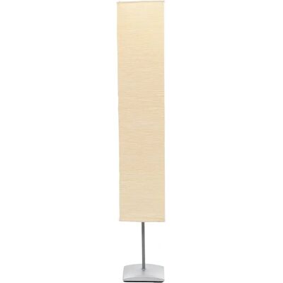 vidaXL lampa podłogowa z metalowym stojakiem - 135 cm Beżowa vidaXL lampa podłogowa z metalowym stojakiem - 135 cm Beżowa