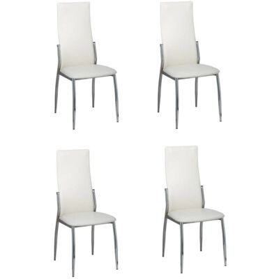 VidaXL 60572 Weiße ergonomische Esszimmerstuhl - Esszimmerstuhl VidaXL 60572 Weiße ergonomische Esszimmerstuhl - Esszimmerstuhl