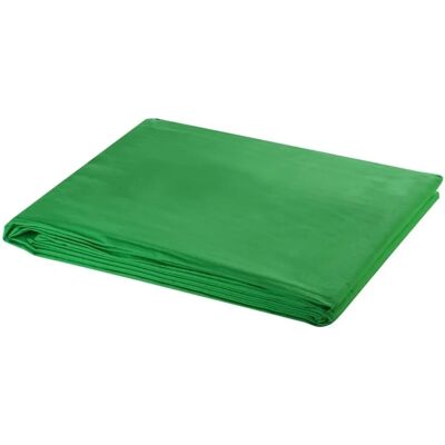 vidaXL Groene Katoenen Achtergrond 600x300cm - Studio & Chroma Key vidaXL Groene Katoenen Achtergrond 600x300cm - Studio & Chroma Key