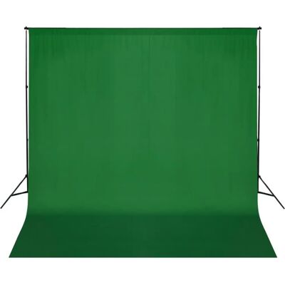 vidaXL Baggrundsstøttesystem 600x300cm Grøn Fotostudie vidaXL Baggrundsstøttesystem 600x300cm Grøn Fotostudie