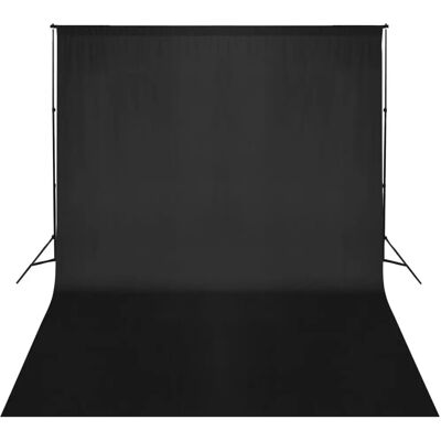 vidaXL Baggrundsstøttesystem 500x300cm Sort - Baggrundsstøtte System vidaXL Baggrundsstøttesystem 500x300cm Sort - Baggrundsstøtte System