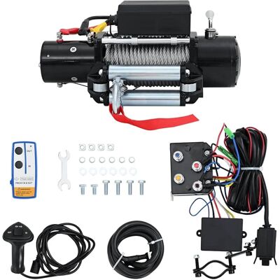 vidaXL Elektrische Seilwinde 12 V 5909 kg - Electric Winch vidaXL Elektrische Seilwinde 12 V 5909 kg - Electric Winch