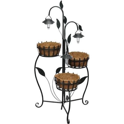 VidaXL Planting Rack with Solar LED Lights VidaXL Planting Rack with Solar LED Lights