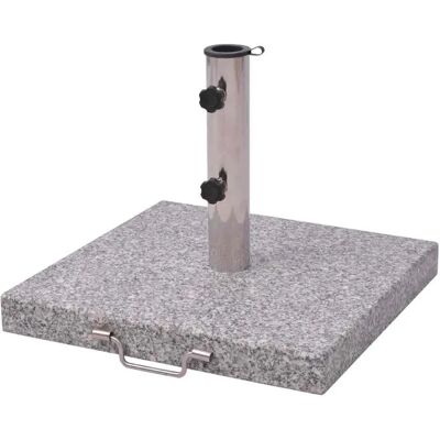Support de parasol 45 cm vidaXL - Base pour parapluie en granit - Publicité Support de parasol 45 cm vidaXL - Base pour parapluie en granit - Publicité