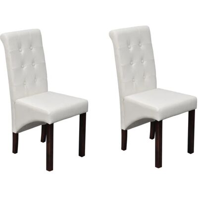 vidaXL 60624 Weiße ergonomische Esszimmerstuhl - Restaurantmöbel vidaXL 60624 Weiße ergonomische Esszimmerstuhl - Restaurantmöbel