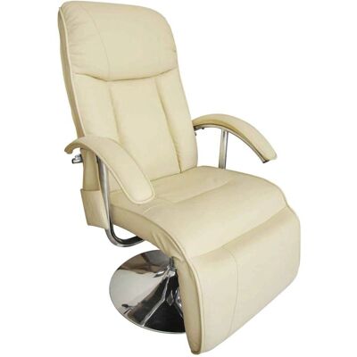 VidaXL 240065 Fauteuil de Massage Ergonomique Crème - Fauteuil de Massage VidaXL 240065 Fauteuil de Massage Ergonomique Crème - Fauteuil de Massage