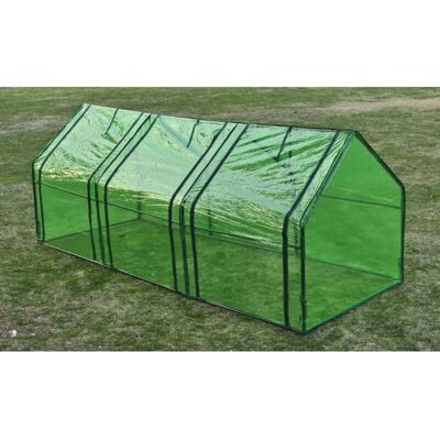 Serre avec 3 portes vidaXL - Vert - 0,9x2,4m - Serre Serre avec 3 portes vidaXL - Vert - 0,9x2,4m - Serre