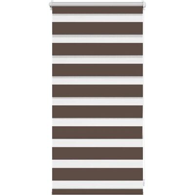 vidaXL Zebra-Rollo 40x100cm Kaffe - Fensterrollo für Zuhause & Büro vidaXL Zebra-Rollo 40x100cm Kaffe - Fensterrollo für Zuhause & Büro