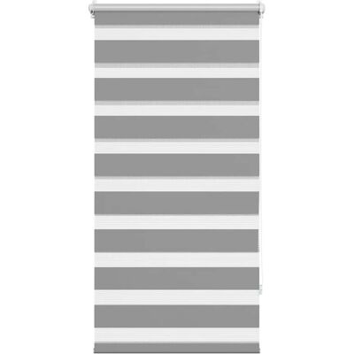 vidaXL Zebra Grau Doppelrollo - Rollos vidaXL Zebra Grau Doppelrollo - Rollos