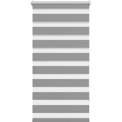 vidaXL Zebra roller blind 80x120cm grey - Roller blind vidaXL Zebra roller blind 80x120cm grey - Roller blind