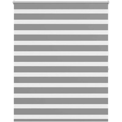 vidaXL Zebra Doppelrollo - 140x175 cm - Grau vidaXL Zebra Doppelrollo - 140x175 cm - Grau