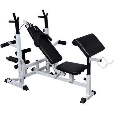 vidaXL Mehrzweck-Gewichtbank Fitnessstation vidaXL Mehrzweck-Gewichtbank Fitnessstation