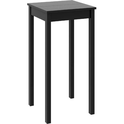 vidaXL Schwarzer MDF Bartisch 55x55x107cm - Bar Table vidaXL Schwarzer MDF Bartisch 55x55x107cm - Bar Table