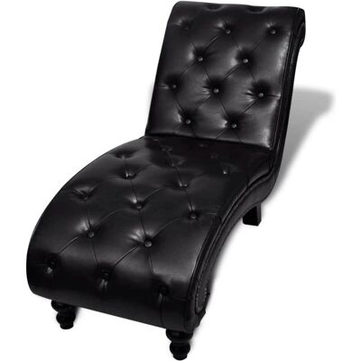 vidaXL Canapé Longue en Faux Cuir Marron - Chaise Lounge - Publicité vidaXL Canapé Longue en Faux Cuir Marron - Chaise Lounge - Publicité