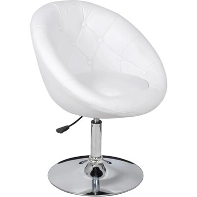 VidaXL Weiß Verstellbarer Moderner Barhocker VidaXL Weiß Verstellbarer Moderner Barhocker