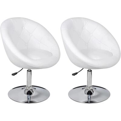 VidaXL 240452 Moderne Barkruk Set - Verstelbare Hoogte, Chromen Voet VidaXL 240452 Moderne Barkruk Set - Verstelbare Hoogte, Chromen Voet