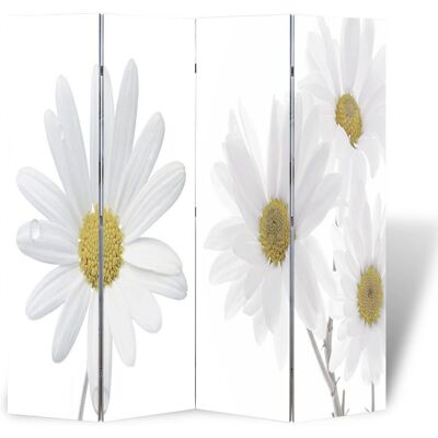 vidaXL Klappbarer Raumteiler 160x170cm Blumen Mehrfarbig - Raumteiler vidaXL Klappbarer Raumteiler 160x170cm Blumen Mehrfarbig - Raumteiler