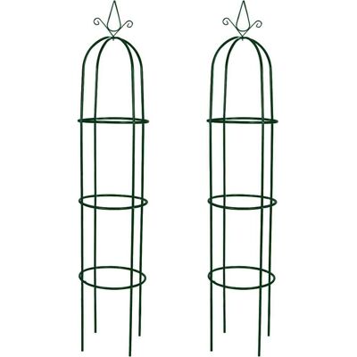 vidaXL Torre di Arco da Giardino 2 pezzi - Supporto per Piante Rampicanti vidaXL Torre di Arco da Giardino 2 pezzi - Supporto per Piante Rampicanti