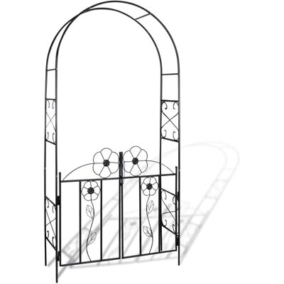 vidaXL Jardín Portón Arco de rosas - Soporte para plantas trepadoras vidaXL Jardín Portón Arco de rosas - Soporte para plantas trepadoras