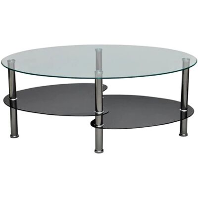 vidaXL Couchtisch mit Exklusivem Design Schwarz - Kaffeetisch vidaXL Couchtisch mit Exklusivem Design Schwarz - Kaffeetisch
