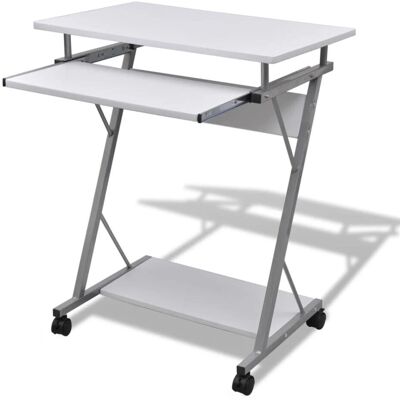 VidaXL Computertisch Weiß Kompakt - Schreibtisch VidaXL Computertisch Weiß Kompakt - Schreibtisch