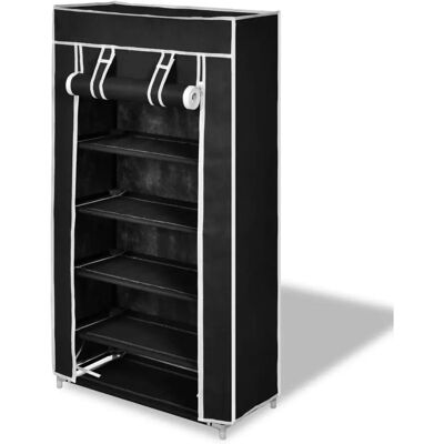 VidaXL sko skab 5-lags Sort - Skoopbevaring VidaXL sko skab 5-lags Sort - Skoopbevaring