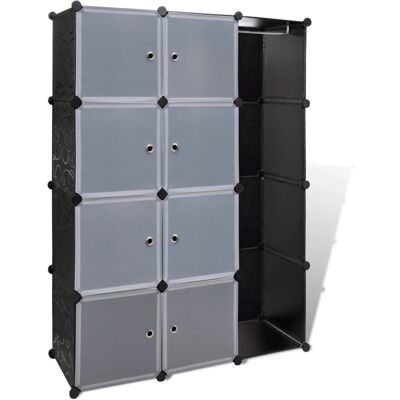vidaXL Modulare Schrank mit 9 Fächern - Kleiderschrank vidaXL Modulare Schrank mit 9 Fächern - Kleiderschrank