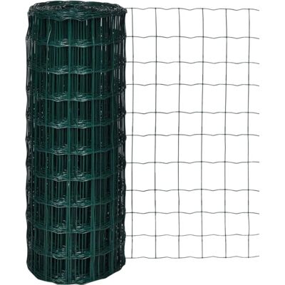 vidaXL Euro Gitter 10x1m Stålnet Havehegn vidaXL Euro Gitter 10x1m Stålnet Havehegn