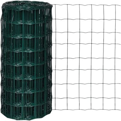 vidaXL Euro Zaun Stahl 25x0.8 m Grün - Zaun vidaXL Euro Zaun Stahl 25x0.8 m Grün - Zaun