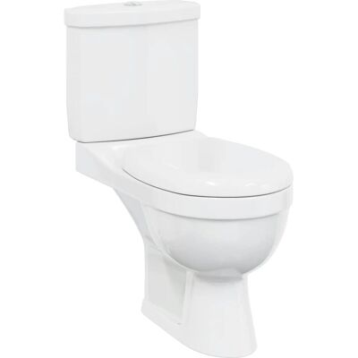 vidaXL Toilet mit Spülkasten Weiß vidaXL Toilet mit Spülkasten Weiß