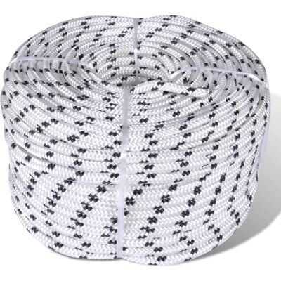 vidaXL Geflochtenes Seil Coil Bootslinie 10mmx50m Polyester Yacht Segeln Camping - Seil vidaXL Geflochtenes Seil Coil Bootslinie 10mmx50m Polyester Yacht Segeln Camping - Seil