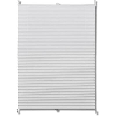 vidaXL Faltjalousie - 60x100cm - Weiß vidaXL Faltjalousie - 60x100cm - Weiß