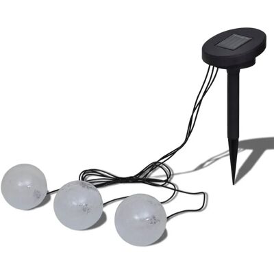 vidaXL 3x Solar Bowl LED Floating Ball Light for Pond Swimming Pool Pond Lamp vidaXL 3x Solar Bowl LED Floating Ball Light for Pond Swimming Pool Pond Lamp
