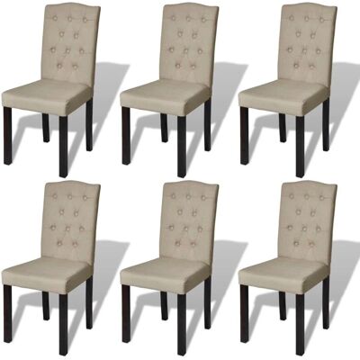 VIDAXL - Set Esszimmerstühle 6 Stück VIDAXL - Set Esszimmerstühle 6 Stück