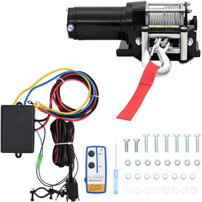 vidaXL 12V Elektrische lier 1360kg Afstandsbediening - Elektrische lier vidaXL 12V Elektrische lier 1360kg Afstandsbediening - Elektrische lier