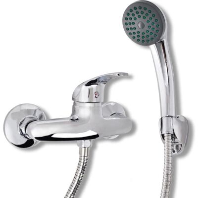 vidaXL Badewannen-Duschmischer-Set Chrom - Handbrause, 1,5 m Schlauch vidaXL Badewannen-Duschmischer-Set Chrom - Handbrause, 1,5 m Schlauch