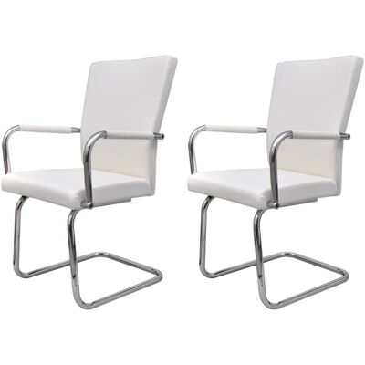 VidaXL 240994 Silla de comedor blanca VidaXL 240994 Silla de comedor blanca