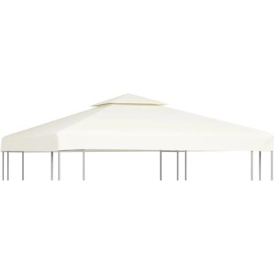vidaXL Gazebohuopa Kermainen Valkoinen 3x3m Vedenkestävä - Gazebo vidaXL Gazebohuopa Kermainen Valkoinen 3x3m Vedenkestävä - Gazebo