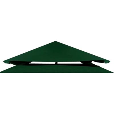 vidaXL Pavillonabdeckungsersatz - Wasserdicht 3x3m Grün - Garten vidaXL Pavillonabdeckungsersatz - Wasserdicht 3x3m Grün - Garten