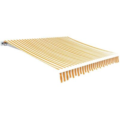 vidaXL Sonnenblumen Gelb & Weiß 6x3 m Markisenbespannung - Sunshade Canvas vidaXL Sonnenblumen Gelb & Weiß 6x3 m Markisenbespannung - Sunshade Canvas