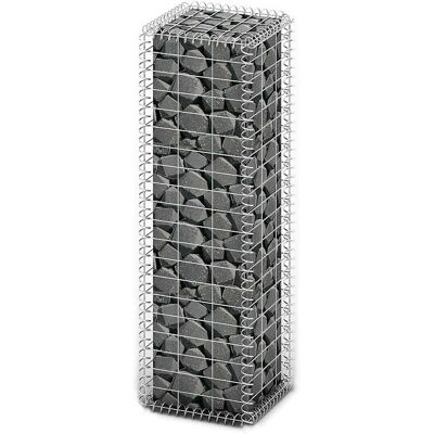vidaXL Gegalvaniseerde gabionenmand 100x30x30cm - Muur vidaXL Gegalvaniseerde gabionenmand 100x30x30cm - Muur