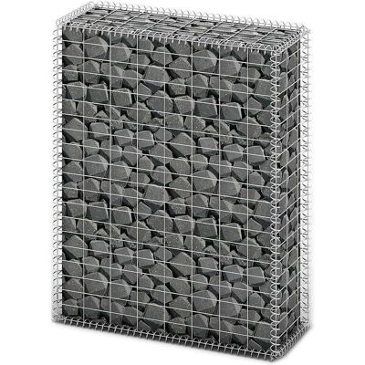 vidaXL Verzinktes Draht-Gabionen 100x80x30cm - Gartmauer vidaXL Verzinktes Draht-Gabionen 100x80x30cm - Gartmauer