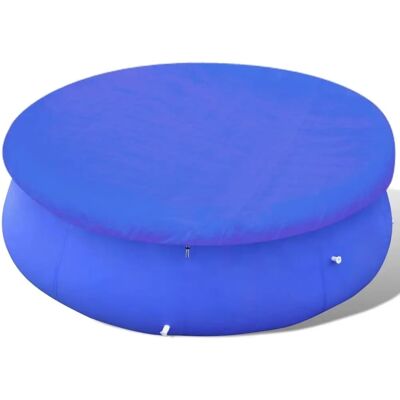 vidaXL Zwembaddekking PE 450-457cm Waterdicht Blauw vidaXL Zwembaddekking PE 450-457cm Waterdicht Blauw