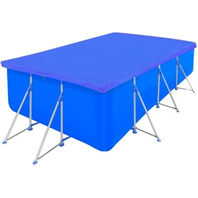 vidaXL Zwembaddekzeil PE rechthoekig 400x207cm - Zwembadhoes vidaXL Zwembaddekzeil PE rechthoekig 400x207cm - Zwembadhoes
