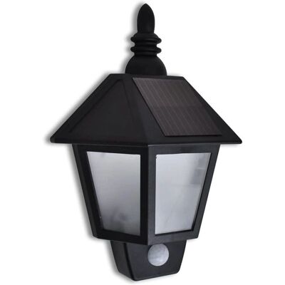 vidaXL Solcellevæg lampe med bevægelsessensor - Udendørs havebelysning vidaXL Solcellevæg lampe med bevægelsessensor - Udendørs havebelysning