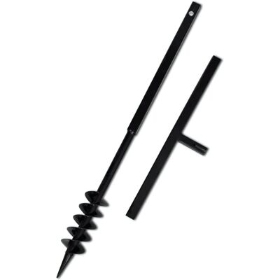 vidaXL Erdbohrer mit Griff 80mm - Erdbohrer vidaXL Erdbohrer mit Griff 80mm - Erdbohrer