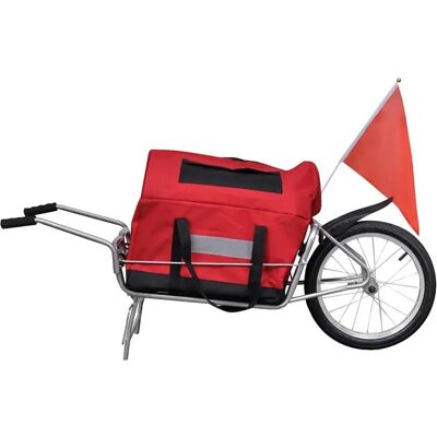 vidaXL Fahrradanhänger Einrad mit Staubtasche - Fahrradwagen vidaXL Fahrradanhänger Einrad mit Staubtasche - Fahrradwagen