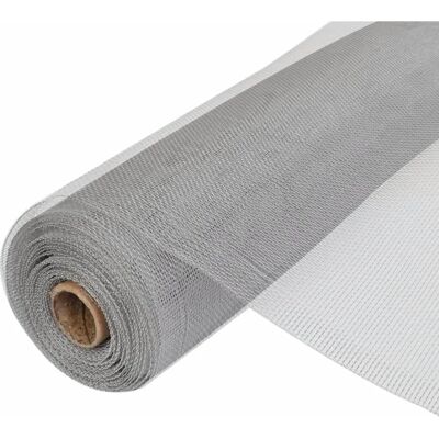 vidaXL Aluminiiniverkko 100x1000cm - Hyönteisverkko ovia ja ikkunoita varten vidaXL Aluminiiniverkko 100x1000cm - Hyönteisverkko ovia ja ikkunoita varten