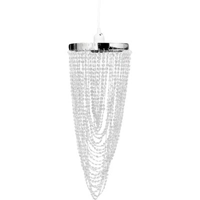 vidaXL Kristall-Pendelleuchte 22x58cm Deckenleuchte Beleuchtung Lampen vidaXL Kristall-Pendelleuchte 22x58cm Deckenleuchte Beleuchtung Lampen