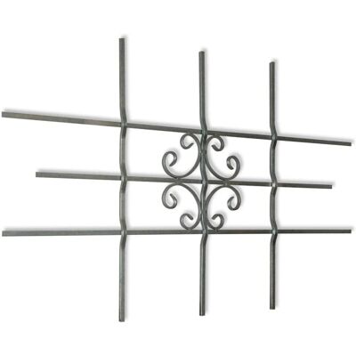 vidaXL Fenstersicherheitsgitter - Silber - 69x114cm - Sicherheit vidaXL Fenstersicherheitsgitter - Silber - 69x114cm - Sicherheit